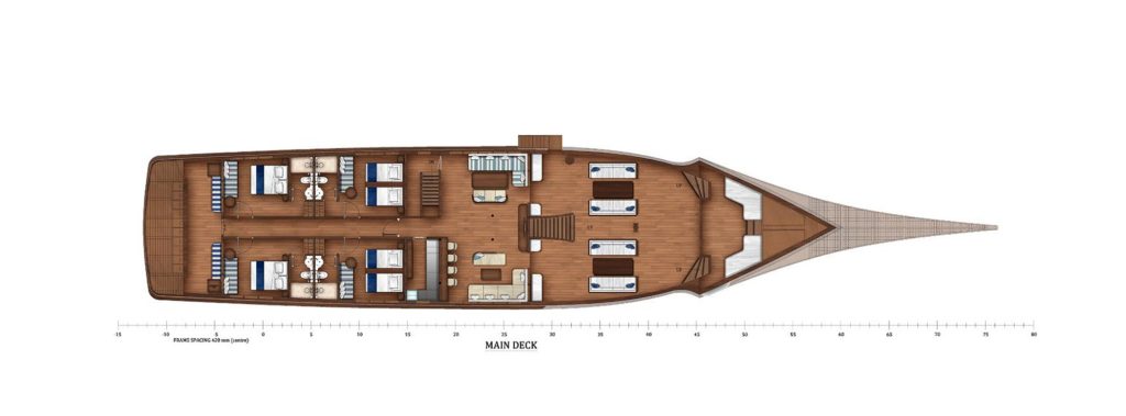 floor plan main deck